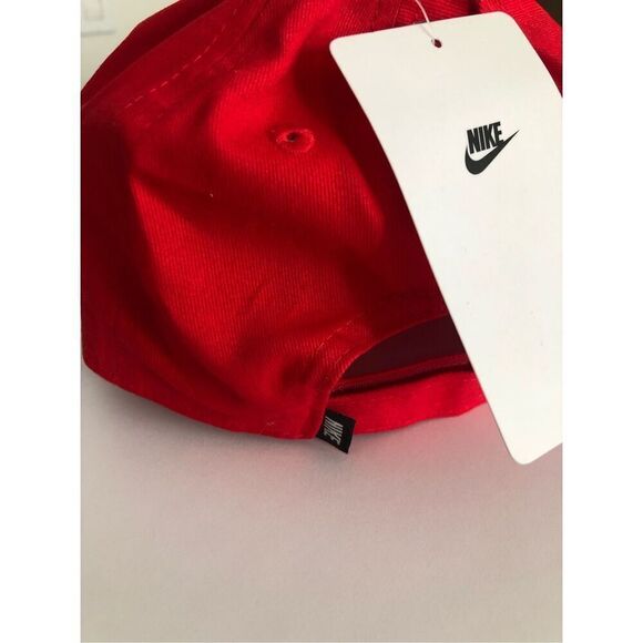 Nike Swoosh Child Strapback Baseball Hat Size 4/7- University Red - Picture 4 of 6